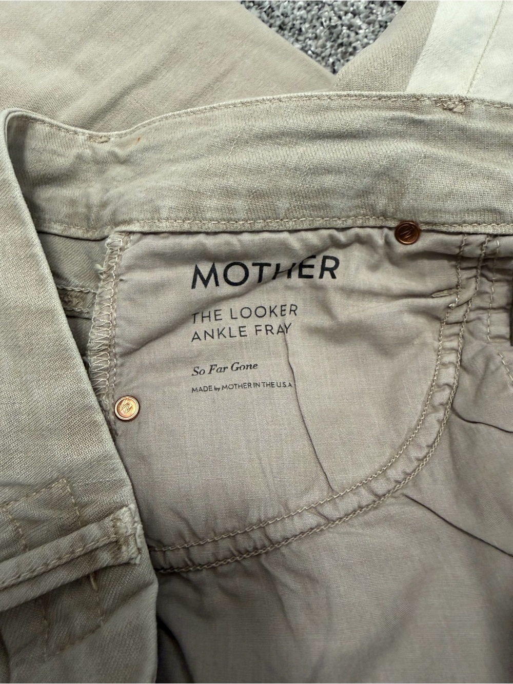 Mother Denim Looker Ankle Fray Jeans - Picture 9 of 9